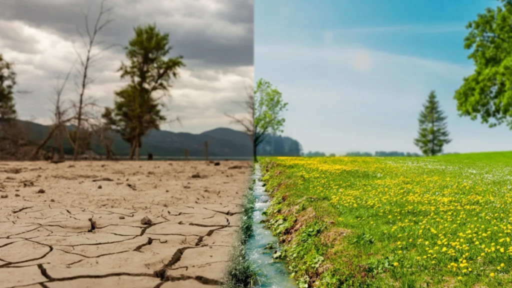 DRR Dhan 42 climate resilient farming crops with Focus Agritech weather station